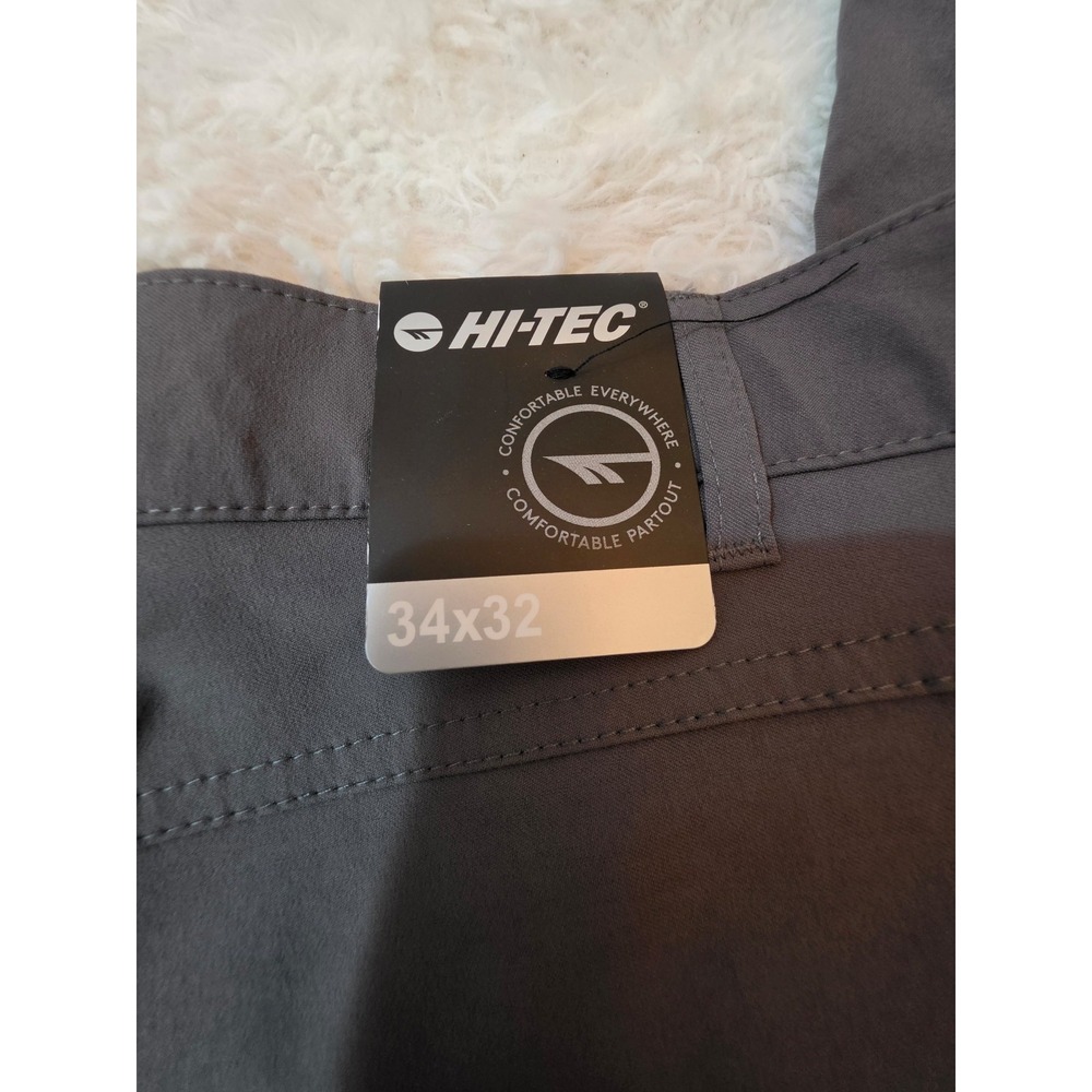 Hi-Tec Men's Performance Outdoor Hiking Utility Pants Gray Size 34x32 NWT - Picture 7 of 7